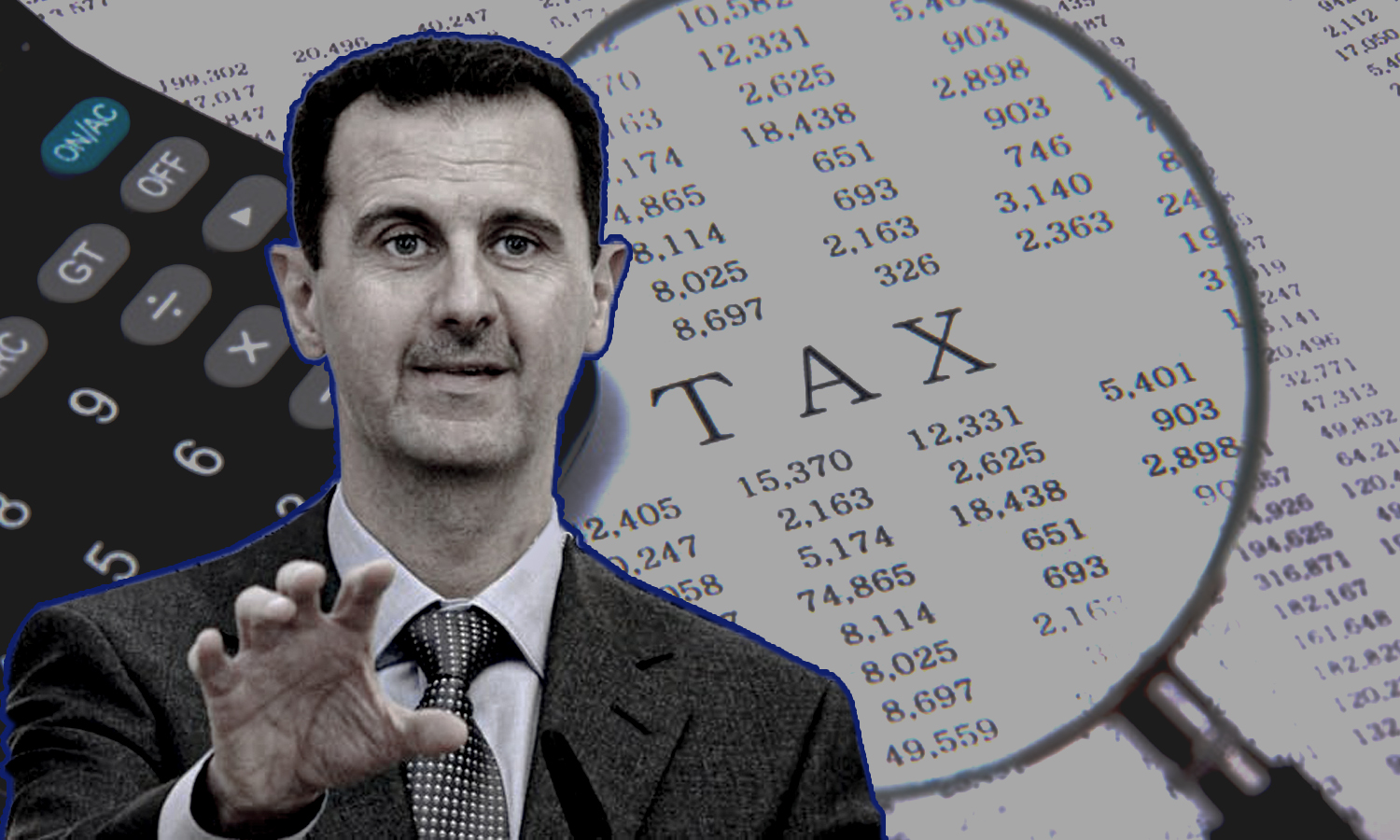 بشار الأسد يتوجه لتحصيل التهرب الضريبي في سوريا (عنب بلدي)