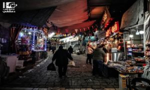 سوق الجمعة، شيخ محي الدين في كانون الثاني 2021 (عدسة شاب دمشقي)