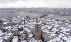 الثلوج في اسطنبول - الإثنين 8 من شباط 2021 - (trthaber)