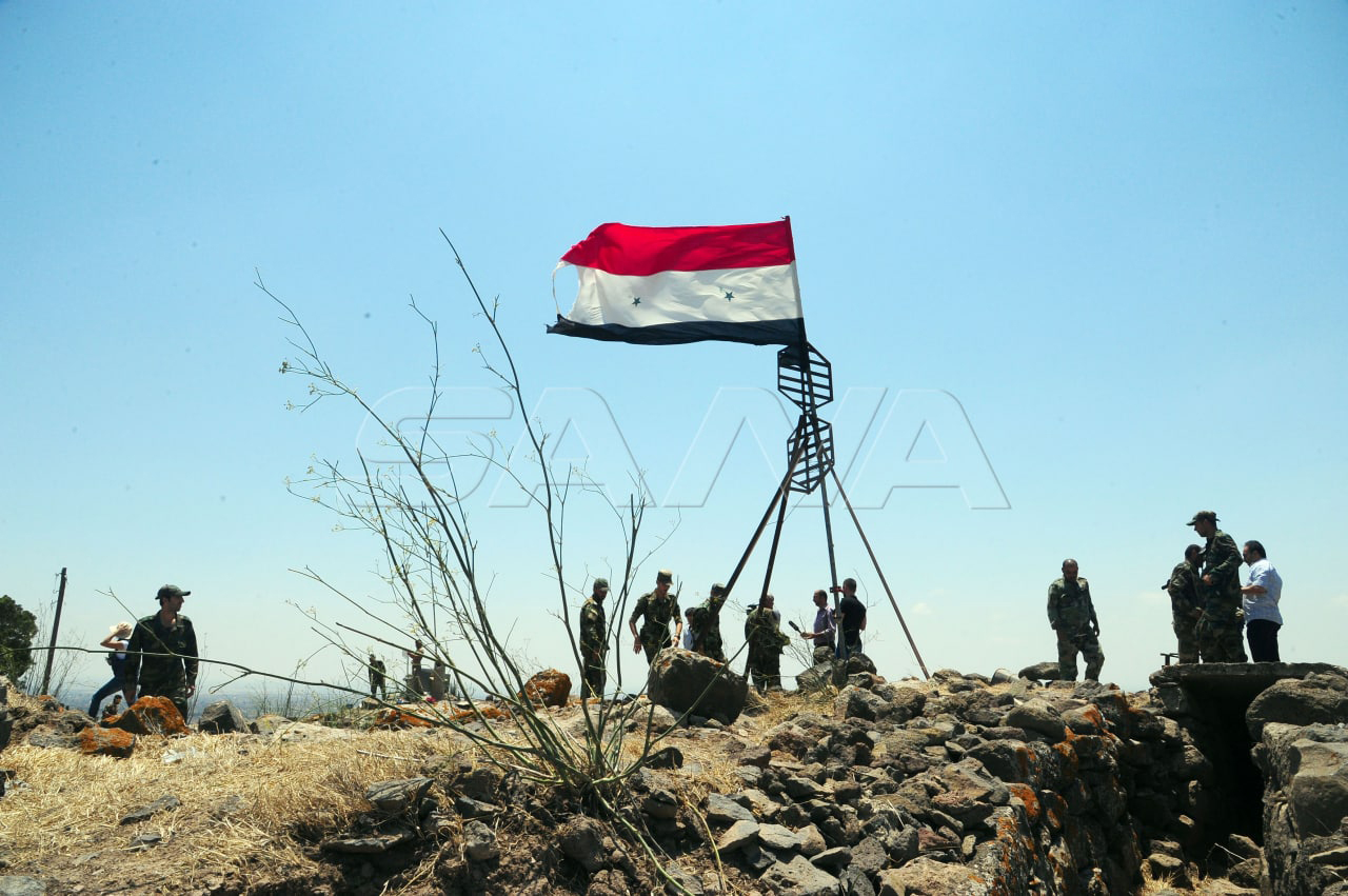 عناصر من جيش النظام السوري ( المصدر_ سانا)