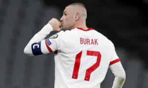 بوراك يلماز لاعب منتخب تركيا الاول - 24 اذار 2021 (رويترز )