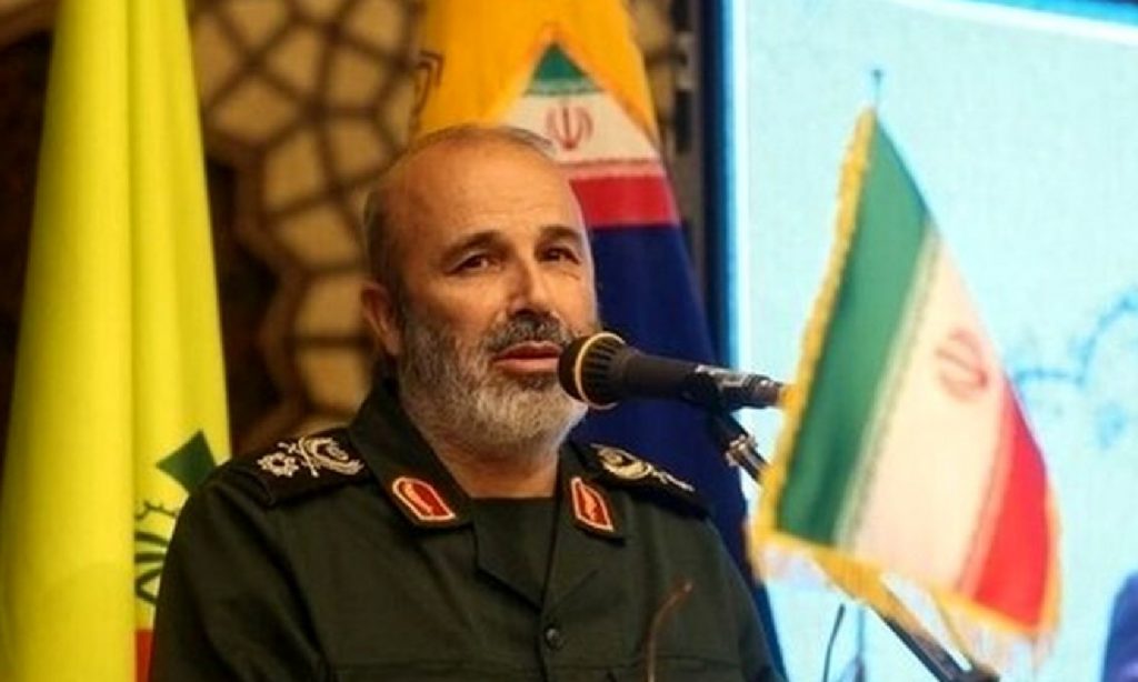 نائب قادئد "فيلق القدس في الحرس الثوري الإيراني، محمد رضا فلاح زادة (وكالة تسنيم)