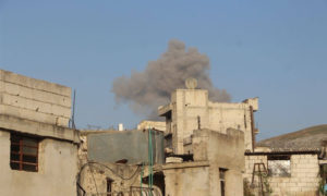 قصف روسي بالطيران الحربي على قرية بسنقول – 7 نيسان 2021 (الدفاع المدني)
