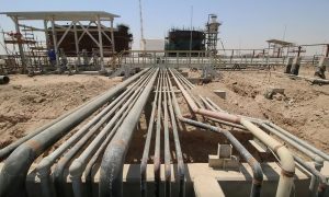 منظر عام لحقل الغاز في البصرة العراق، 26 آب 2017 (رويترز) 