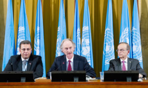 اجتماع اللجنة الدستورية السورية في 30 من تشرين الأول 2019 (الأمم المتحدة)