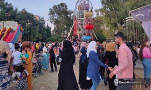 أجواء عيد الفطر في مدينة القامشلي - 15 أيار 2021 (مجد السالم / عنب بلدي )