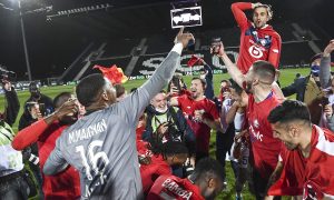 تتويج فريق ليل بطلاً للدوري الفرنسي - 23 أيار 2021 (صفحة نادي ليل في تويتر)