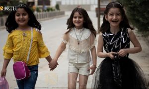 أطفال في شوارع القامشلي في عيد الفطر في 24 من أيار 2020 (نورث برس)