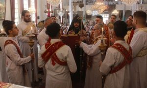 الاحتفالات بعيد الفصح في كنيسة السيدة العذراء في القامشلي - أيار 2021 (زالين نيوز)