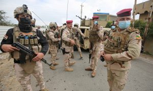 عناصر من قوى الأمن العراقية (AFP)
