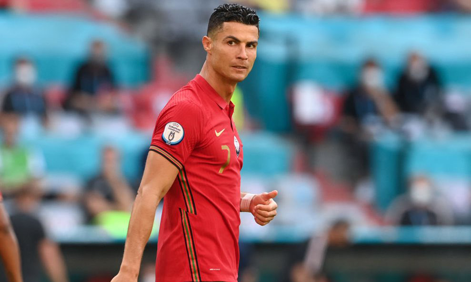 كريستيانو رونالدو لاعب منتخب البرتغال 23 حزيران 2021 (موقع يورو 2020)
