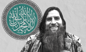 مسلم أبو وليد الشيشاني قائد فصيل "جنود الشام" (عنب بلدي)