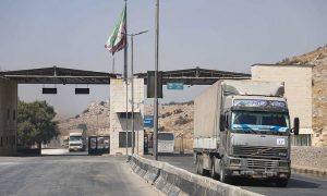 معبر باب الهوى على الحدود السورية التركية 2021 (AFP)