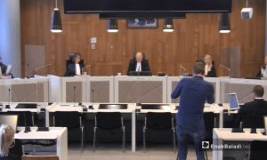 محاكمة اللاجئ السوري أحمد الخضر في هولندا - 16 من تموز 2021 (عنب بلدي)