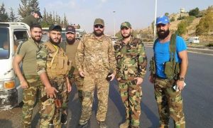 مقاتلون من الفرقة الرابعة في درعا - 31 تموز 2021 (الفرقة الرابعة- قوات الغيث/ فيس بوك)