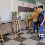 "لا تخنقوا الحقيقة" معرض فني إحياءً لذكرى مجزرة كيماوي الغوطة الشرقية في مدينة إعزاز - 21 آب 2021 (عنب بلدي - وليد عثمان)