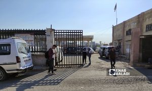 مدخل كراج مدينة اعزاز- 11 آب 2021 (عنب بلدي/وليد عثمان)
