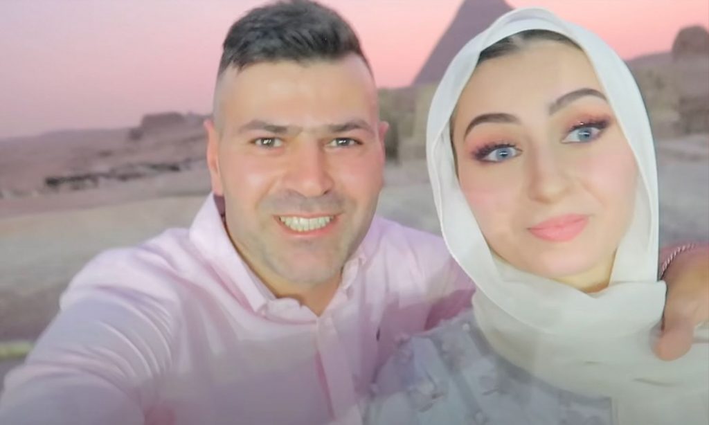 اليوتيوبر السوري سيامند، وزوجته شهد (حسابه في يوتيوب)