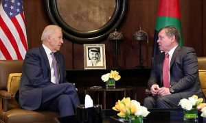ملك الأردن عبد الله الثاني والرئيس الأمريكي جو بايدن - 2021 (cnn)
