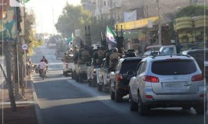 تعزيزات أمنية نحو مدينة الباب_ 5 من تشرين الأول (الجبهة السورية للتحرير_ تيليجرام)