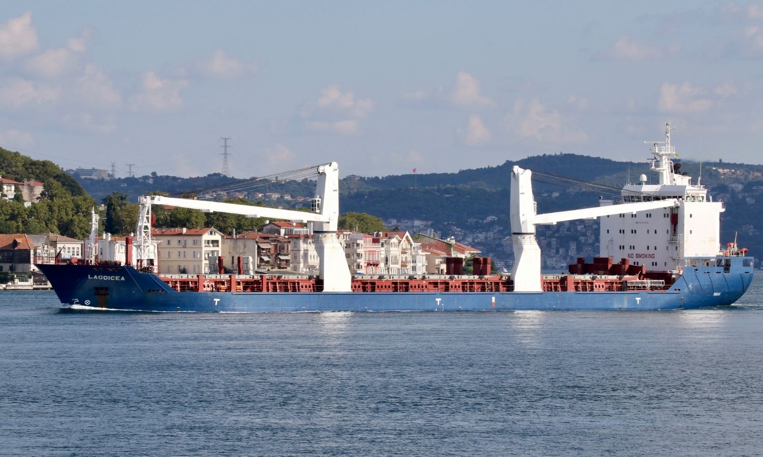 سفينة "Laodicea" تعبر البحر الأسود إلى أبخازيا - 20 من آب 2021 (Yörük Işık)