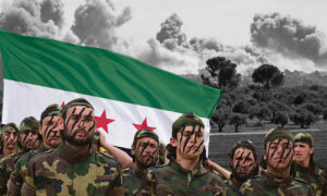 عناصر من الجيش الوطني السوري - 2020 (الأناضول / تعديل عنب بلدي)