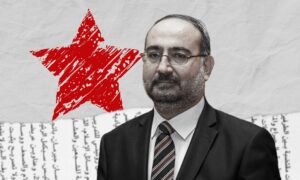 رئيس وفد المعارضة السورية أحمد طعمة (تعديل عنب بلدي)