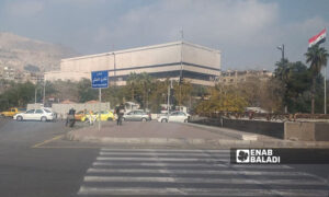 ساحة الأمويين بدمشق- 23  كانون الثاني 2022 ( حسان حسان / عنب بلدي )