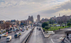 شارع القوتلي مدينة دمشق - 2 كانون الثاني 2022 ( حسان حسان / عنب بلدي )