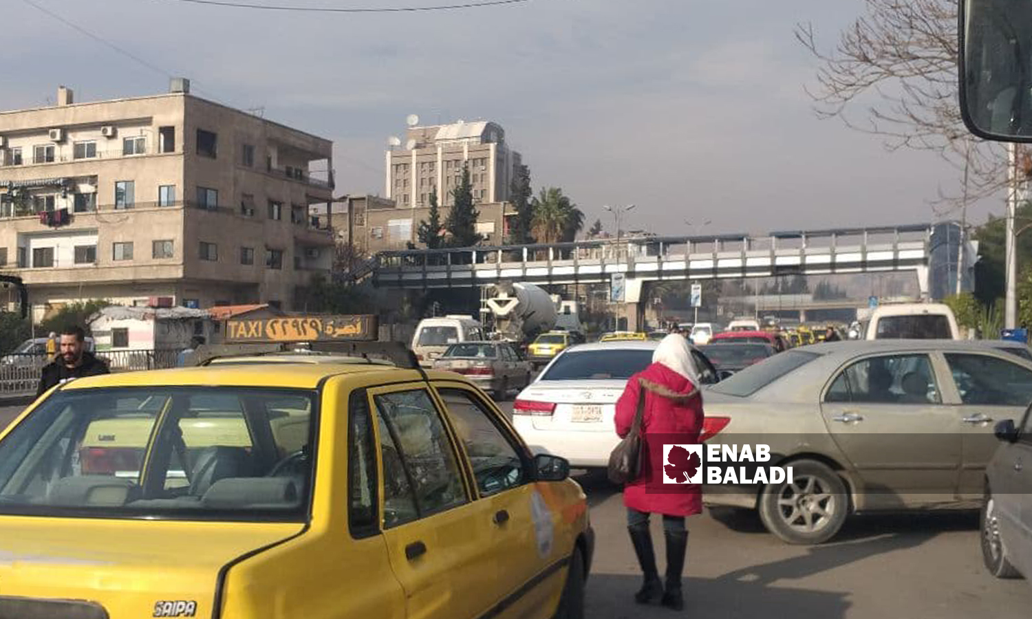 حي البرامكة في دمشق - 2 كانون الثاني 2022 ( حسان حسان / عنب بلدي )
