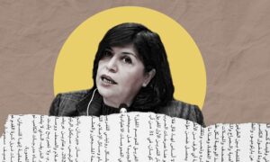 الكاتبة والباحثة السورية المعارضة صباح حلاق- (تعديل عنب بلدي)