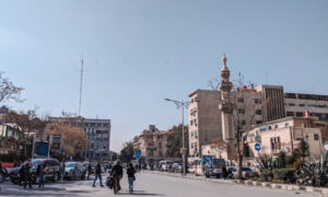 جامع المولوية، شارع النصر، دمشق في كانون الأول 2021 (عدسة شاب دمشقي)
