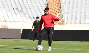 اللاعب السوري إياز عثمان 29 آذار 2021 (الاتحاد السوري لكرة القدم/فيس بوك) 