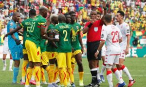 من مباراة منتخب تونس ضد مالي في كأس الأمم الإفريقية 12 كانون الثاني 2022 (Reuters/Mohamed Abd El Ghany)
