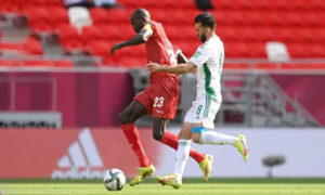 مباراة سلبقة بين المنتخب الجزائري والسوداني (gitty images)
