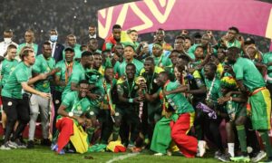 منتخب السنغال بطل أمم إفريقيا 2021_7 شباط 2022(
TotalEnergiesAFCON2021/ تويتر)
