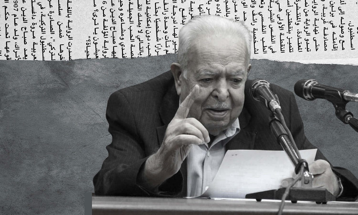 الشاعر والمؤرخ السوري محمد عدنان قيطاز (تعديل عنب بلدي)