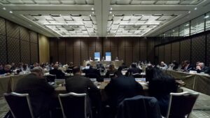 اجتماع اللجنة الدستورية في جولتها السابعة، 21 من آذار 2022 (الأمم المتحدة)