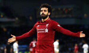 لاعب نادي ليفربول الإنجليزي محمد صلاح (Getty)