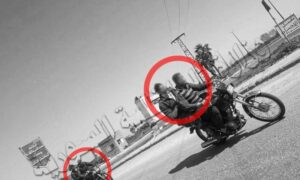 مجهولون يطلقون النار على محامٍ أمام القصر العدلي بحي الوعر في حمص (وزارة الداخلية السورية/فيس بوك)