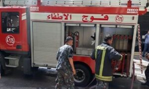 سيارة تابعة لفوج الإطفاء في العاصمة السورية دمشق (الوطن)