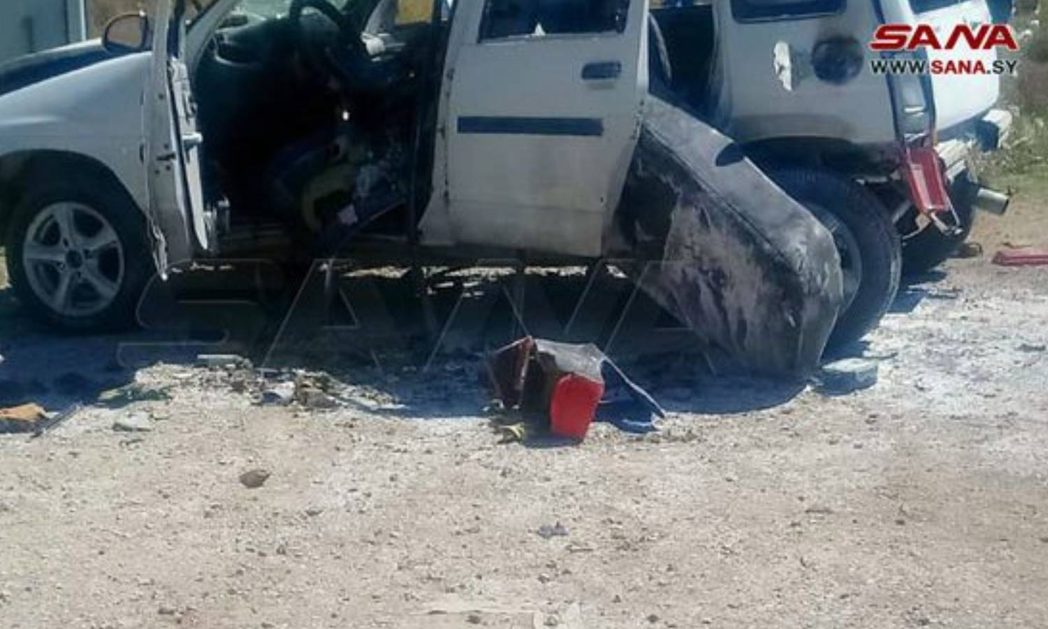 انفجار عبوة ناسفة في سيارة في سوريا (سانا)