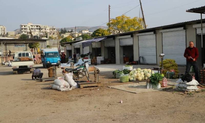سوق الهال في عفرين (الوطن إف إم)