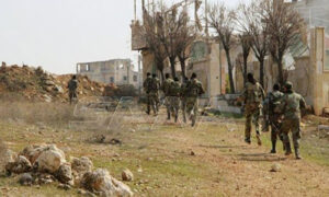مقاتلون بقوات النظام السوري بريف حلب الغربي- شباط 2020 (سانا)