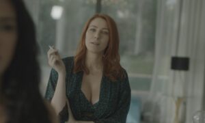 دانييلا رحمة تؤدي شخصية ريم في مسلسل للموت2 (أحد مشاهد العمل)