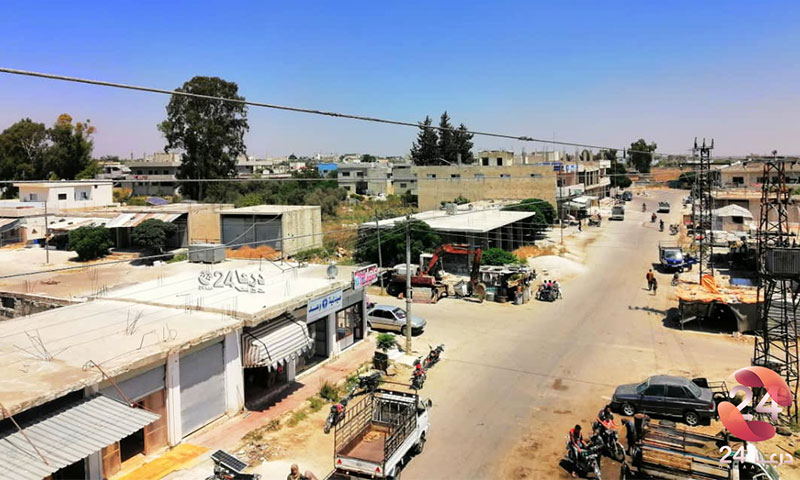 أحد شوارع بلدة شجرة في محافظة درعا جنوبي سوريا- 16 من آب 2020 (صفحة "درعا 24" عبر "فيس بوك")