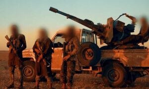 مقاتلون من تنظيم الدولة في سوريا (معرف التنظيم عبر تيلجرام)