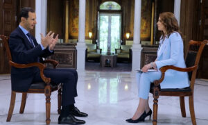 رئيس النظام السوري بشار الأسد في مقابلة مع قناة 