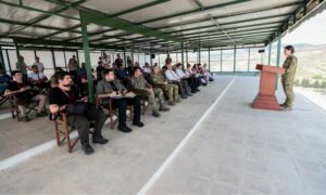 الاجتماع الصحفي لوزارة الدفاع التركية في ولاية إزمير- 7 من حزيران 2022- موقع وزارة الدفاع التركية