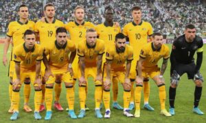 منتخب أستراليا المتأهل لمونديال 2022 في قطر - 13 حزيران 2022 (gittyimage)